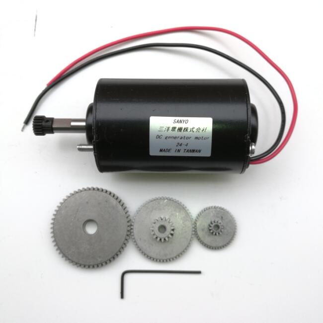 Original DC reduction motor motor motor hand-cranked power generation multi-purpose generator motor speed measurement