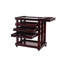 Feng Feng imported solid wood Wooden High-end Professional Five Floors Oil Painting Car Sketching Art Students Special Painting Studio Fine Art Supplies Car Mobile Cart Tool Car Walnuts Color Easel Painting and Painting Bike