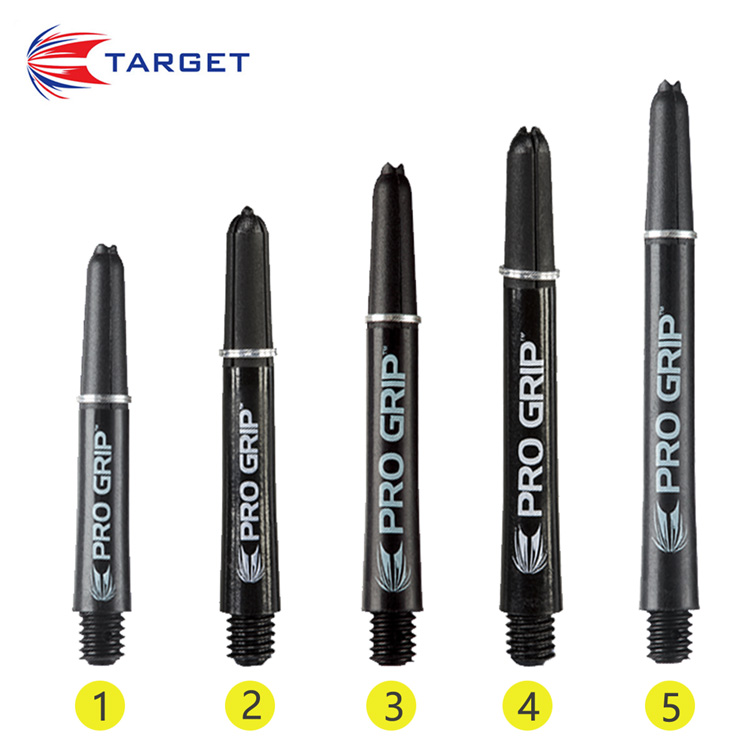 Que phi tiêu TARGET PRO GRIP loạt màu đen và trắng tất cả năm chiều dài phi tiêu que nylon phụ kiện phi tiêu - Darts / Table football / Giải trí trong nhà bia phóng phi tiêu
