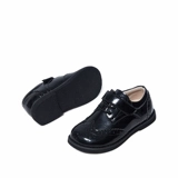 Британский стиль модные патентные кожаные туфли Black Small Leather Shouse Bab
