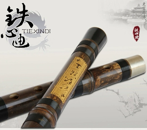 [十年老店 九种颜色乐器铁心迪品牌/精制专业演奏笛/双节笛子/赠]