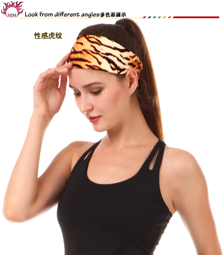 Hjm yoga tập thể dục chạy headband chống thấm mồ hôi thấm hút chuyên nghiệp Phụ nữ nhanh chóng làm khô cao đàn hồi rộng đẹp headband áo quần tập gym