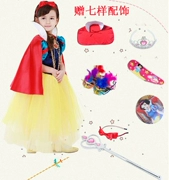 Trẻ em Disney Snow White Váy Cô gái Váy Puffy Váy Halloween Quần áo trẻ em Thu và Đông