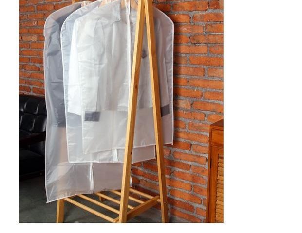 túi đựng giày Nhà sáng tạo cửa hàng bách hóa bụi PEVA dày không thấm nước trong suốt phù hợp với áo khoác quần áo bụi che - Sản phẩm chống bụi đồ đậy thức ăn