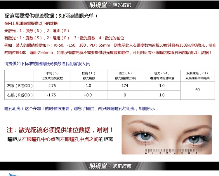 Bạn có kính cửa hàng phim xanh 1.56 ống kính nhựa bóng bảo vệ bức xạ UV chống mỏi cận thấu kính