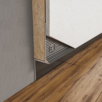Chiyong skirting line invisible wall skirting gypsum wall sticker edge strip metal embedded concealed gray skirting black
