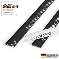 Metal Strip Putty Edging edge layering strips Decorative Strips Wrapping edge closing strips Yangangular suspended ceiling Closure Black