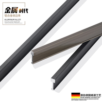 Holding Yong pressure strip aluminum metal strip edge strip tile sun corner line floor strip edge strip black edge strip closing