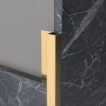 Aluminum Alloy Tile Yang Corner Wall Protective Corner Floor Closing Strip Closing Strip Metal Trim Line Seal Edge Strip Black