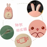 Плюшевый кролик, милая игрушка, кукла, талисман для сна, съёмная подушка, год кролика, талисман года