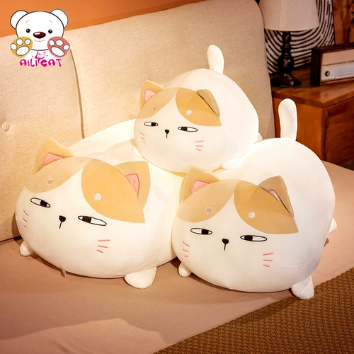 Плюшевая кукла, игрушка, подушка для обнимания для сна, кот, подарок на день рождения