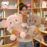 Плюшевая игрушка, успокаивающая детская тряпичная кукла, милая подушка, слон