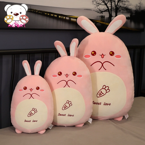 Милый плюшевый кролик, игрушка, подушка для сна, кукла, талисман, год кролика, талисман года