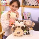 Ручная кукла, детская игрушка, детские перчатки, успокаивающая тряпичная кукла, семейный стиль