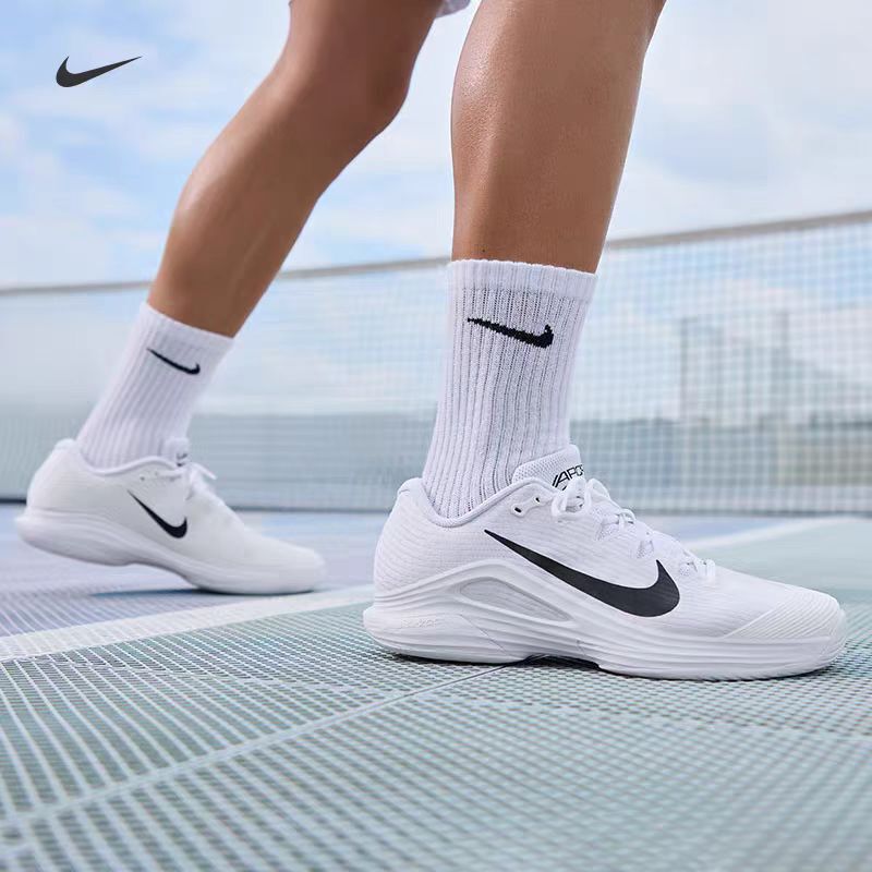 Nike Nike Zoom Vapor 12 Hc Black and White Classic Men's Hard Court Tennis Shoes Fv5552-101