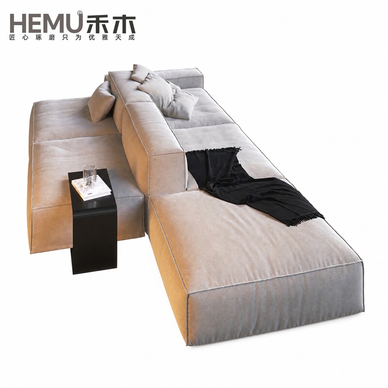 Double-Sided Sofa Seating Area for Reception, Italian-Style Minimalist Large Horizontal Living Room Sofa, Public Double-Backrest Multi-Person Sofa Double-Sided Sofa Seating Area for Reception, Italian-Style Minimalist Large Horizontal Living Room Sofa, Public Double-Backrest Multi-Person Sofa