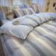 60-pin cotton wash cotton four-piece set 100% pure cotton quilt cover three-piece set high-end colored woven jacquard sheet four-piece set