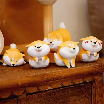 Fantasy creation A Chai wolfberry card Dongdong dog refrigerator sticker blind box Wang Xing Shiba Inu tide play decoration model gift