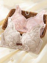 Lace ancient and modern Autumn new non-steel bra thin comfortable underwear Womens Big Chest show small Full Cup collection of auxiliary breast bra