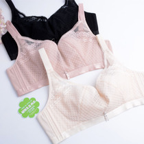Lace ancient and modern big chest small bra women gather without steel ring ultra-thin sexy non-sponge baby underwear