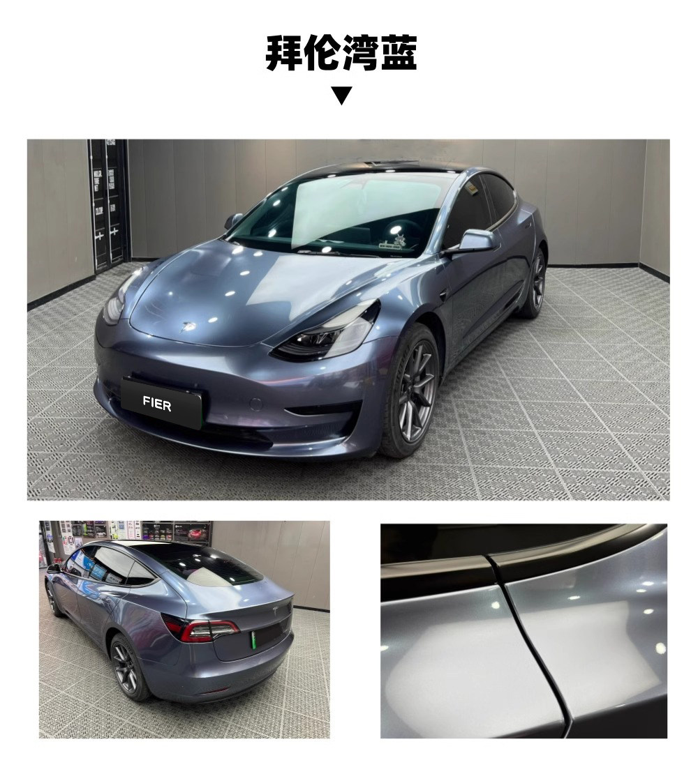 Factory wholesale whole roll of casting-grade silver film for car body vinyl wrap, car color change film PET