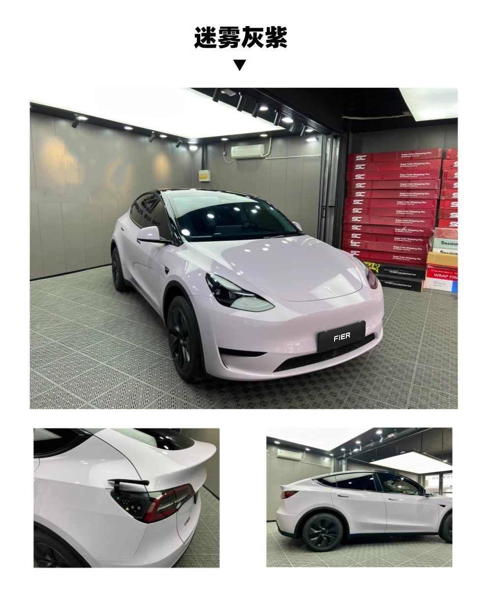 Factory wholesale whole roll of casting-grade silver film for car body vinyl wrap, car color change film PET