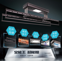 Good wife electric drying rack 1225 voice control automatic lifting cold hanger intelligent remote control drying clothes drying Rod five poles