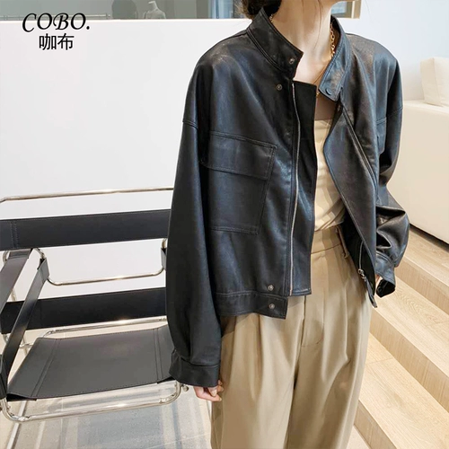 Бейсбольная форма для отдыха, короткая полиуретановая куртка, в корейском стиле, европейский стиль