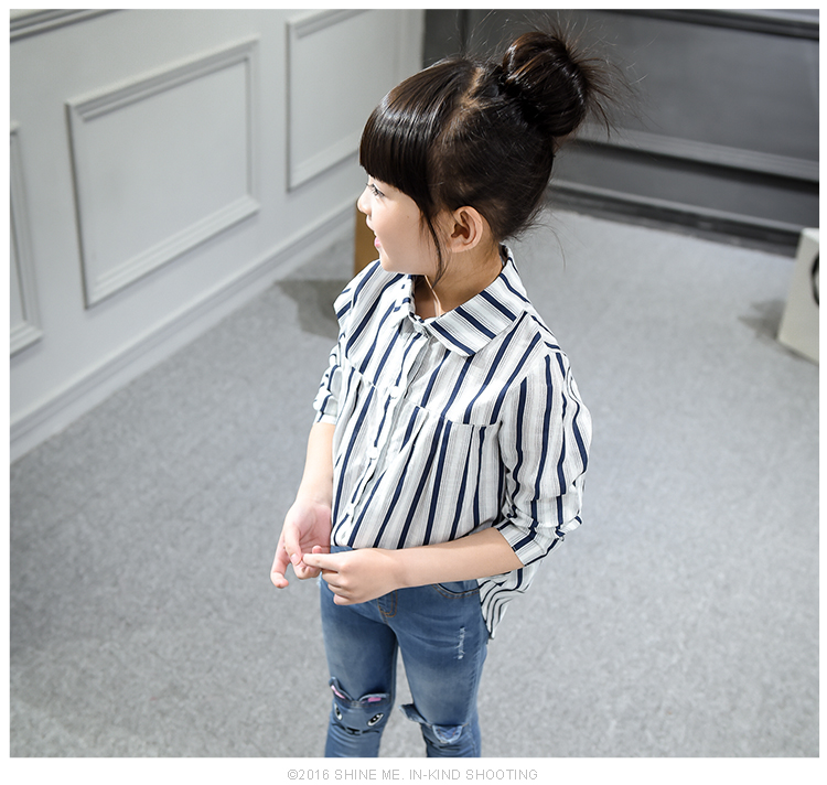 Chemise fille à manche longue - Ref 2084415 Image 16