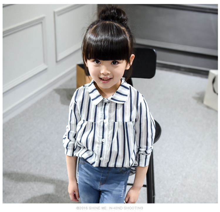 Chemise fille à manche longue - Ref 2084415 Image 9