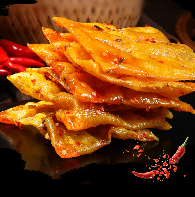 Large soldier small to soak in dry and spicy bean peel large spicy slices of bean dry snack with Hunan specialty bean dry 85 gr mesh fresh