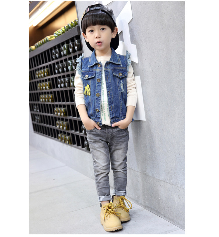 Gilet enfant en toile - Ref 2068781 Image 11