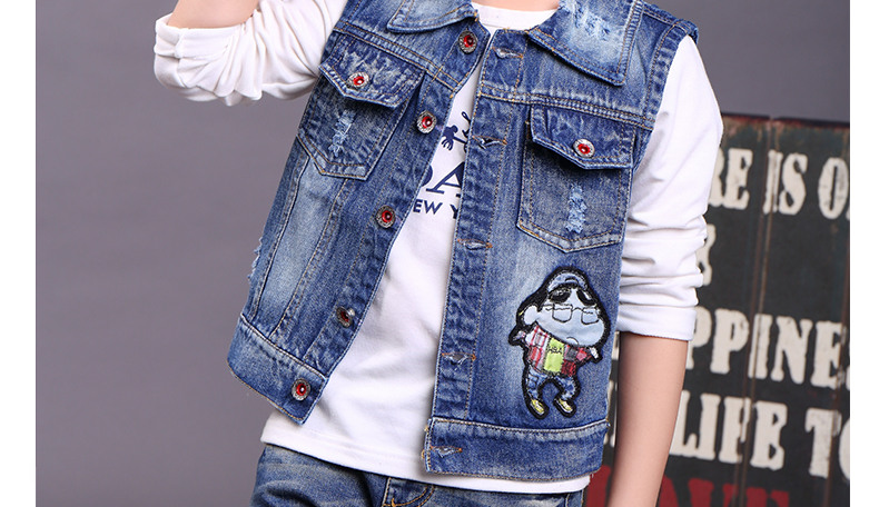 Gilet garcon en toile - Ref 2067981 Image 35
