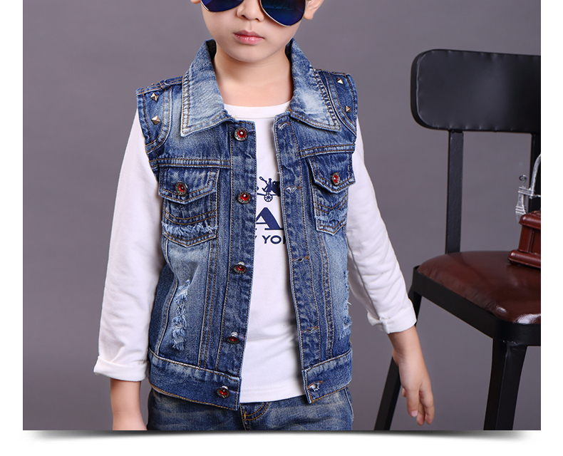 Gilet garcon en toile - Ref 2067981 Image 22
