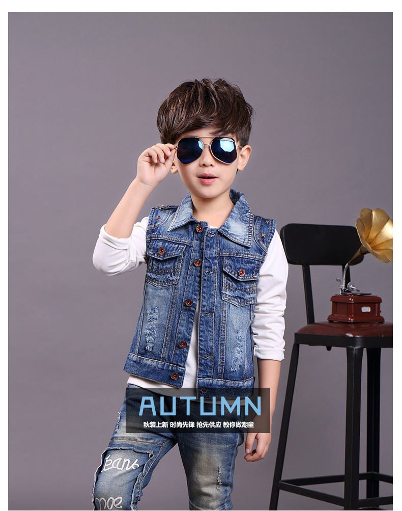 Gilet garcon en toile - Ref 2067981 Image 23