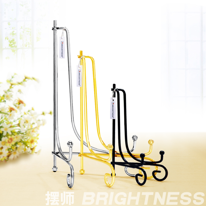 High-Quality Iron Tea Cake Stand, Clock Stand, Round Plate, Porcelain Plate Stand, Photo Frame, Medal Display Stand, Base Stand, European Style High-Quality Iron Tea Cake Stand, Clock Stand, Round Plate, Porcelain Plate Stand, Photo Frame, Medal Display Stand, Base Stand, European Style