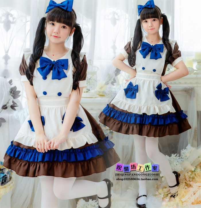 2021 new gorgeous four pieces of maid's maid's maid's coffee germination cosplay cosplay for a large size