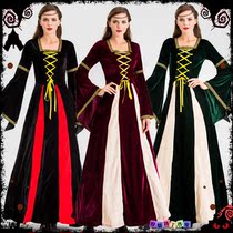 20.19 million Halloween costume cosplay demon witch vampire queen dress dress costumes