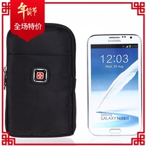 Swiss army knife mobile phone bag mens belt pocket 6 inches 6 4 inches ultra-thin vertical coin purse bag multi-functional hanging bag