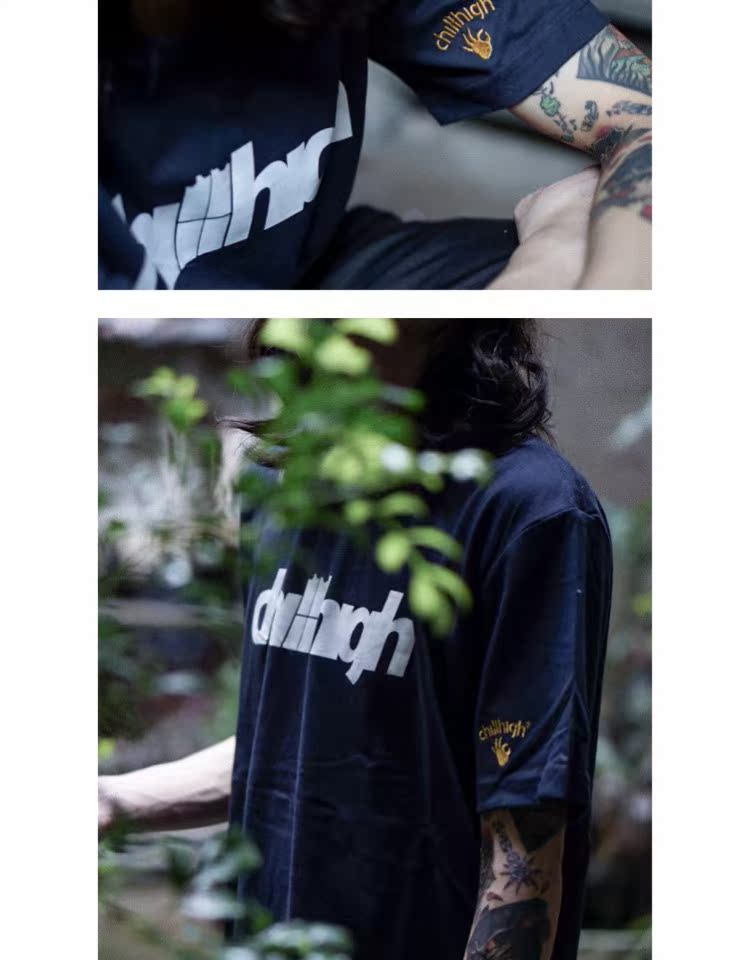 Chillhigh 2016SS Brand Brand Classic Classic Áo thun ngắn tay thương hiệu thời trang áo ba lỗ nam
