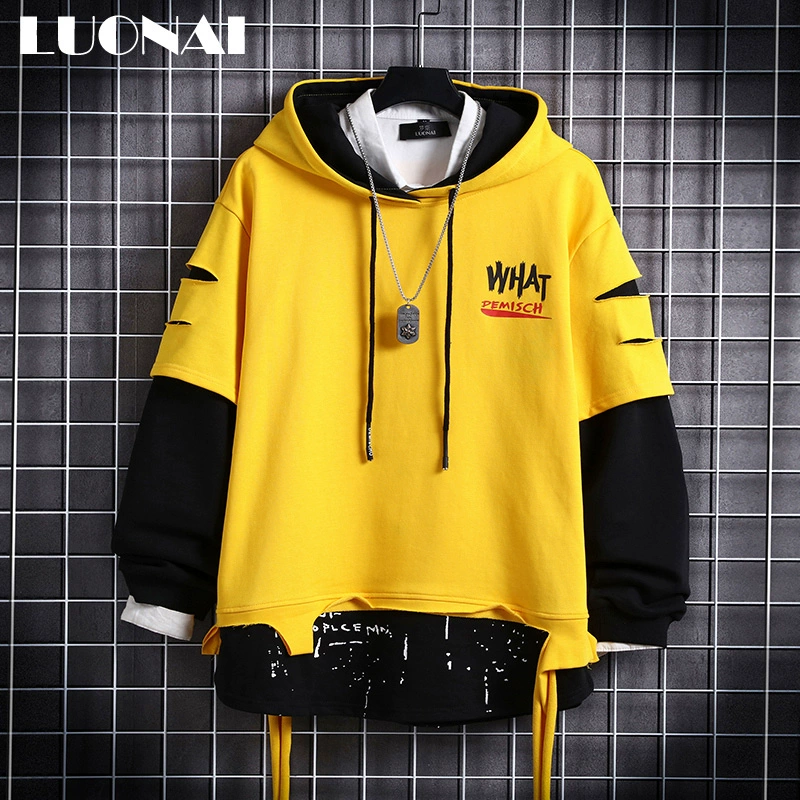 Thương hiệu thời trang nam 2019 áo len mới mùa thu hoodie phiên bản Hàn Quốc của mùa xuân và mùa thu sinh viên xu hướng lỏng áo khoác nam - Áo len