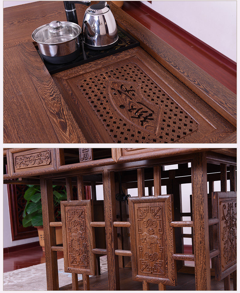 Куриное крыло дерево новое чайное стол 6 -piece set_12.jpg