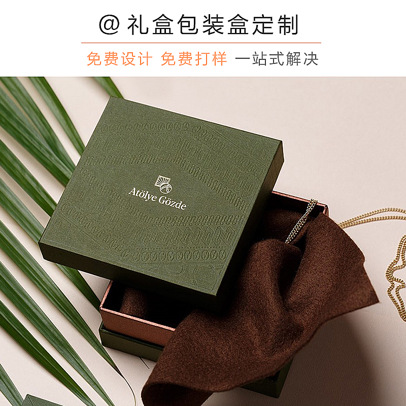 Gift box Custom empty box packing box set for gift box upscale Hard paper box Drawers Box Courtesy of Inprint logo