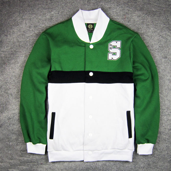 Embroidered Version of Sd Slam Dunk Shoyo Hinata's Appearance Uniform Jacket Sweatshirt Warm-Up Sportswear