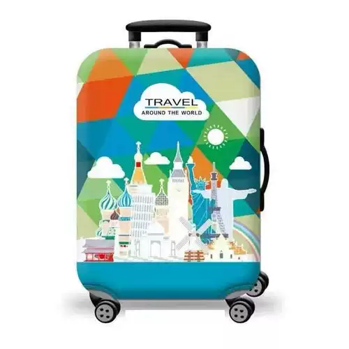 Эластичный чемодан, защитный чехол для путешествий, износостойкая пылезащитная крышка, 20 дюймов, 24 дюймов, увеличенная толщина