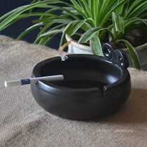Foreign trade original single tail goods ceramic size ashtray living room study desktop cigarette cup garbage can storage box clearance