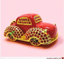 Красавица из российского олова коробка с бриллиантами старинный автомобиль свадебная коробка с драгоценностями подарочная коробка с кольцами на день рождения