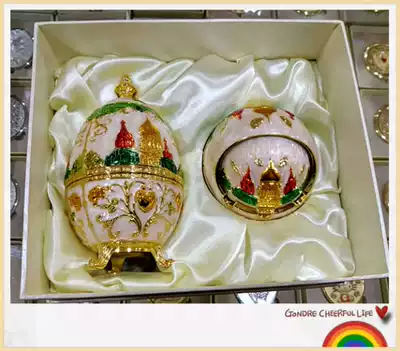 Russian gift tin ashtray toothbox KTV bar ashtray toothbox home ashtray gift box