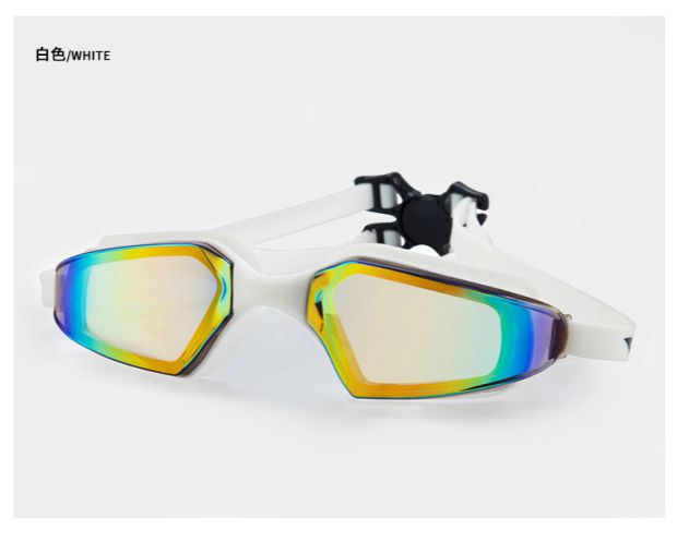 Hosa hosa 2018 kính mới HD chống nước sương mù mạ hộp lớn nam và nữ kính bơi 218161111 - Goggles kính bơi trẻ em loại tốt