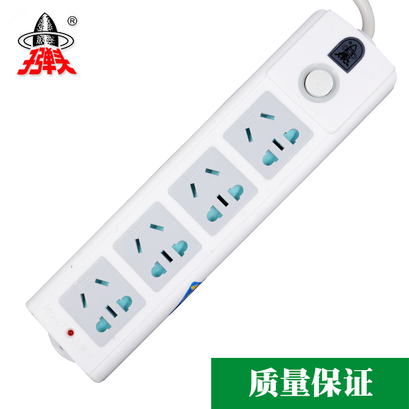 Bullet TS-004 socket extension cord wiring board switch 18 m plug-in power conversion board